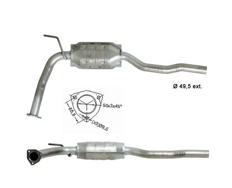 VW TRANSPORTER 2.5 2461 cc 81 Kw / 110 cv ACU Magnaflow CAT Bouw