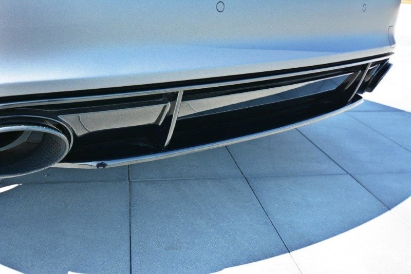 Diffuser Audi RS7 C7 FL Maxton Glans Zwart