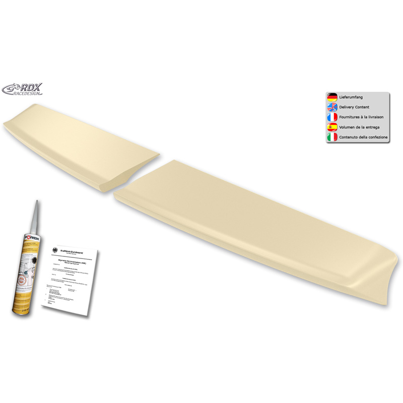 Dakspoiler  Ford Tourneo Custom & Transit Custom 2012-2018 & FL 2018- (met achterdeuren) (PUR-IHS)