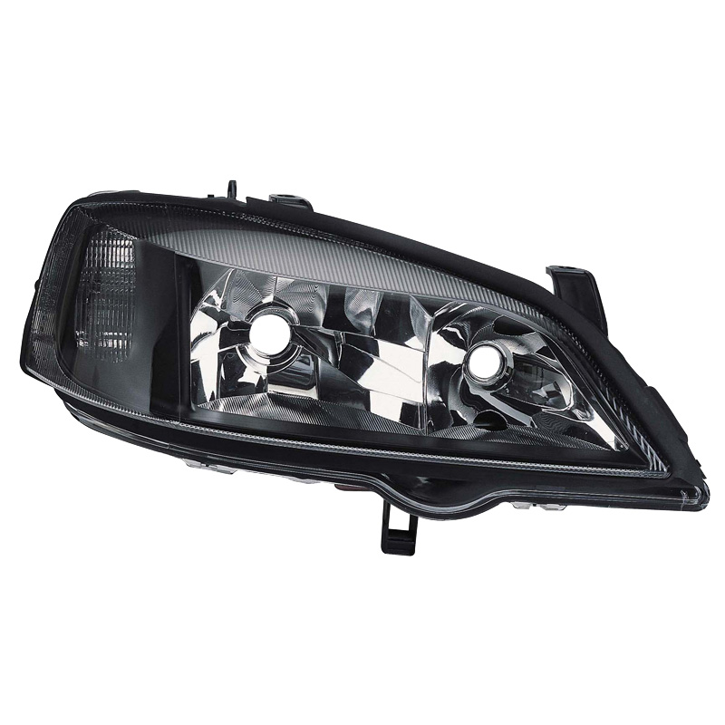 Set Koplampen  Opel Astra G 1998-2003 - Zwart/Helder