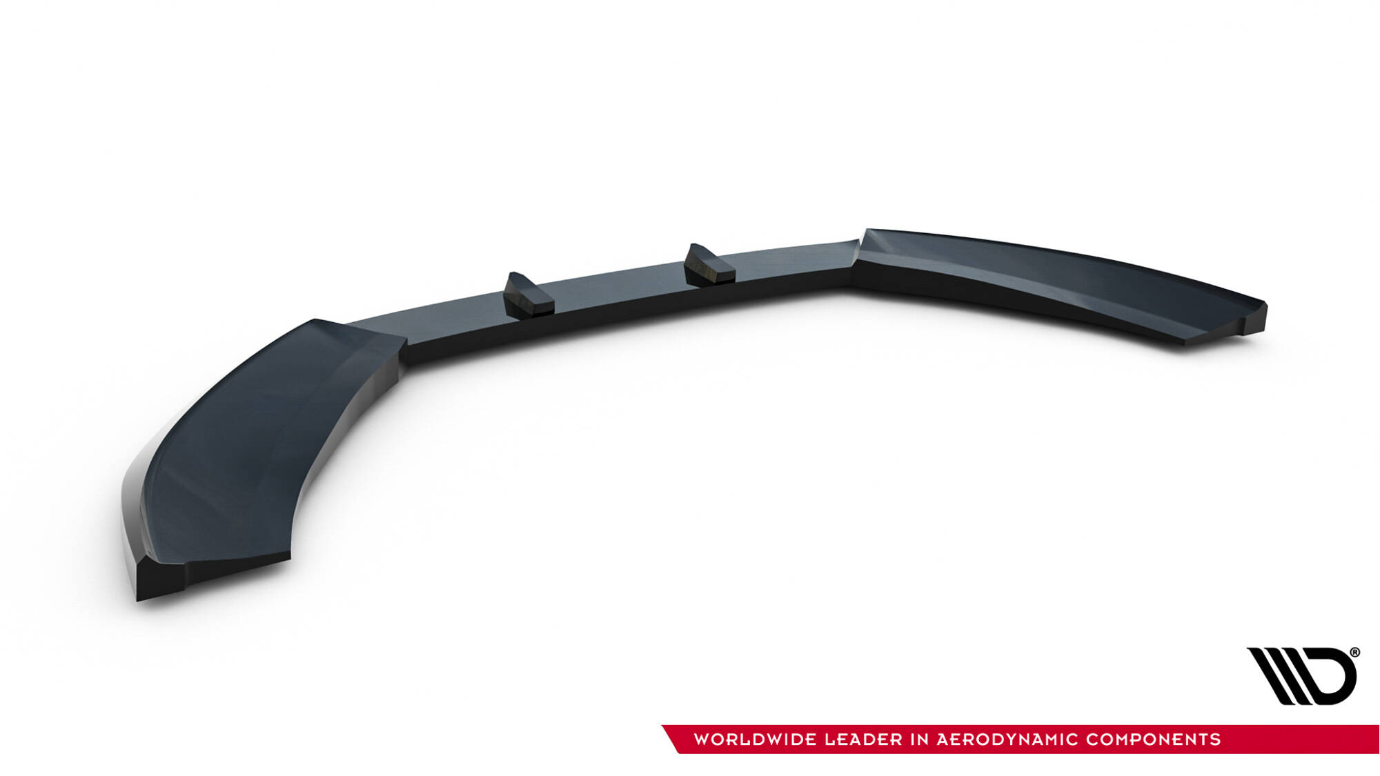 Voorspoiler V.3 Audi A6 S-line / S6 C7 Maxton Glanzend zwart