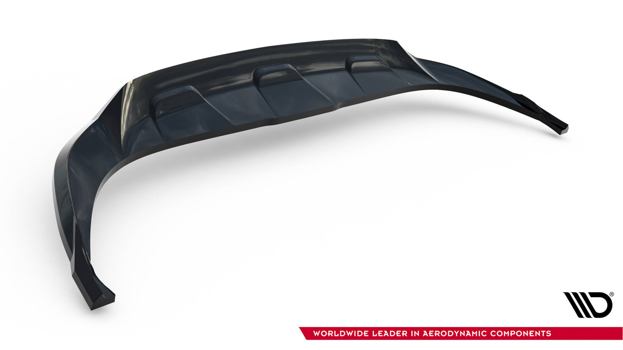 Achter Diffuser Audi Q8 Mk1 Maxton Glanzend zwart