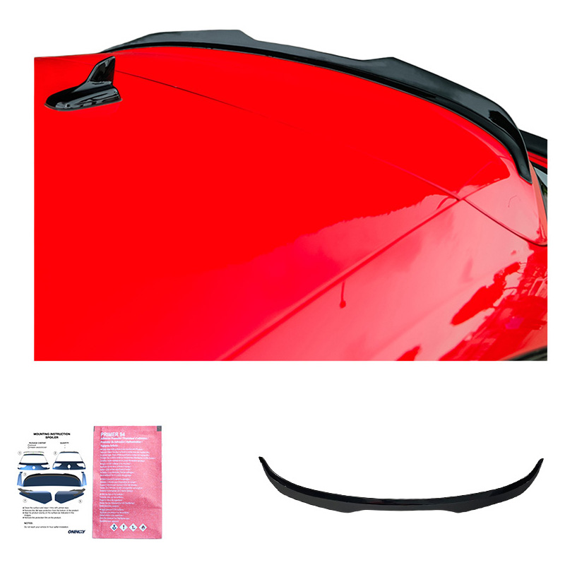 Oneway Dakspoiler (Cap)  Audi Q3 (F3N) Sportback 2019-2025 incl. S-Line/RSQ3 - Glanzend zwart