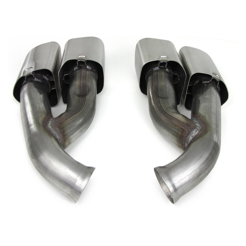 Exhaust tips Porsche Cayenne 958 92A Facelift GTS Look 14-17