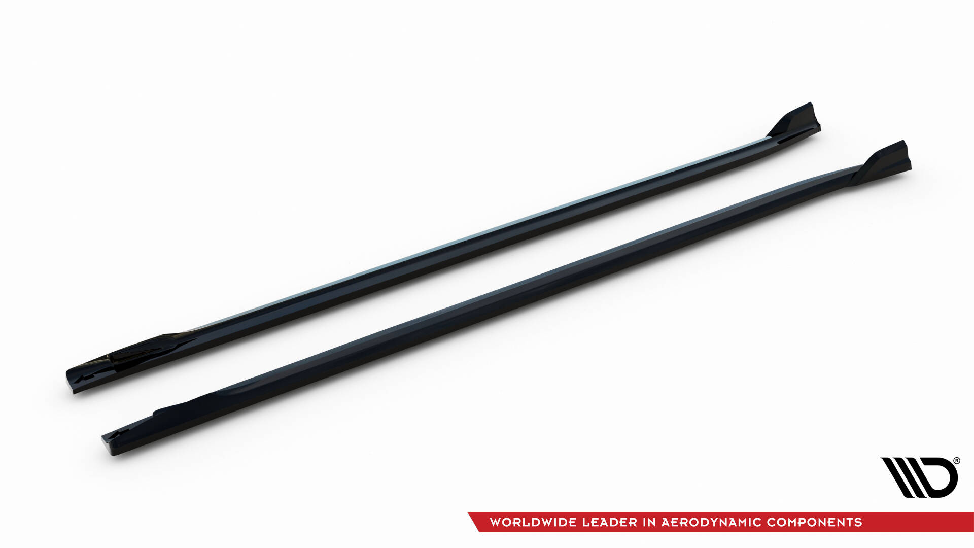 Zijskirts BMW iX3 M-Pack G08 Facelift Maxton Glanzend zwart