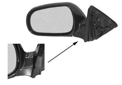 spiegel, 3 drs Hatchback, links Honda Civic, 1995-2001, 3 drs Ha