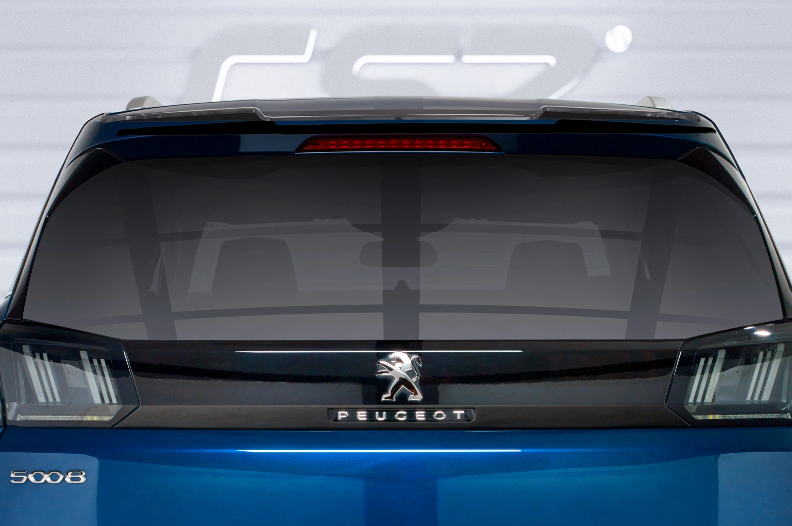 Achterspoiler Peugeot 5008 (2e Gen) Glans Zwart van CSR Automotive (2017-)