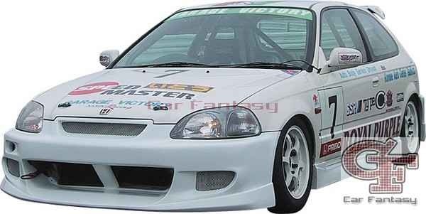 Zijskirts Honda Civic HB 3drs 9/95-01 JP-Style