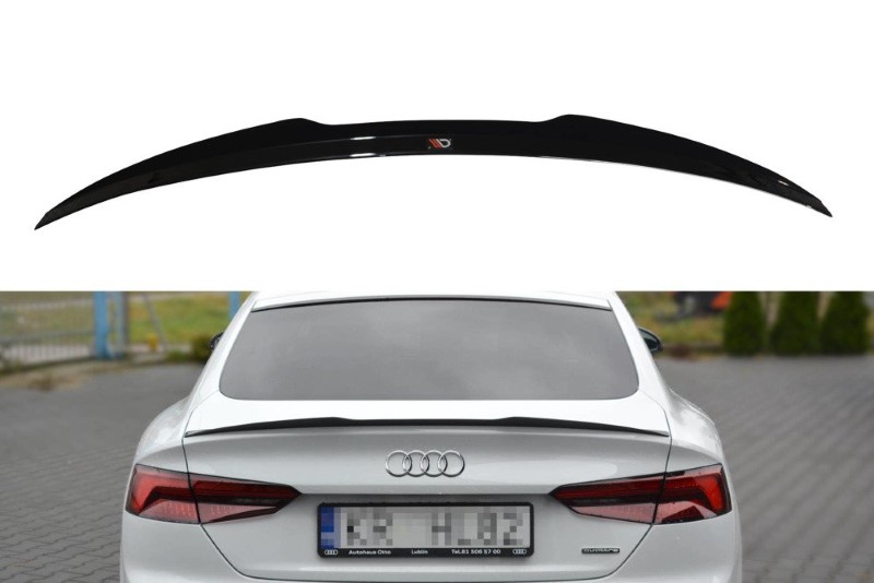 Spoilerkap Audi A5 S-Line F5 Sportback Glanzend Zwart Maxton