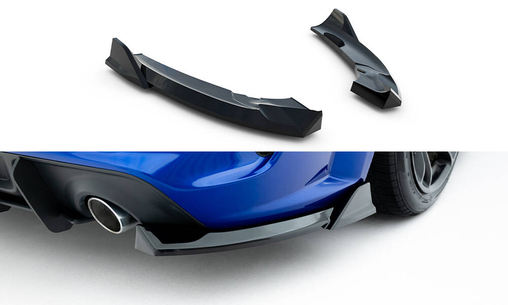 Street Pro Achterzij spoilers Dodge Charger RT Scat Pack Widebody MK3 Facelift Maxton Glanzend zwart