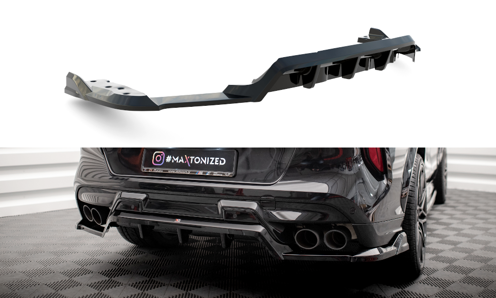 Diffuser BMW X6 M F96 Maxton Glans Zwart