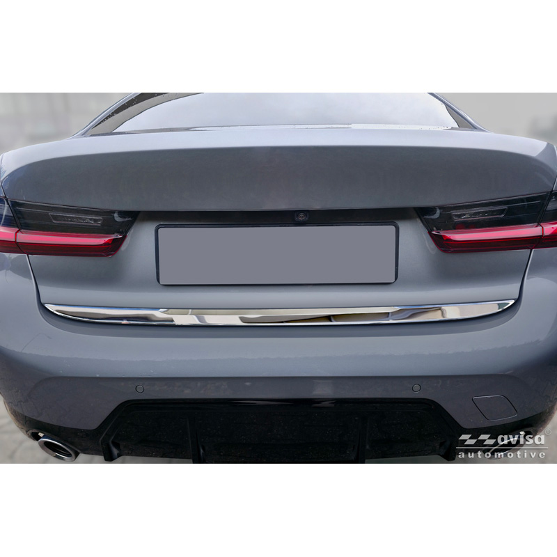 Avisa Chroom RVS Kofferbak Sierlijst  BMW 3-Serie (G20) M-Sport Facelift 2018-2022, Facelift 2022-2024 & Facelift 2024-