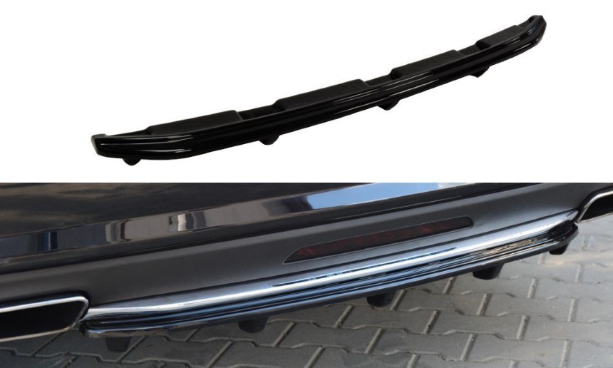 Diffuser Mercedes CLS W218 AMG-Line Maxton Design glans zwart