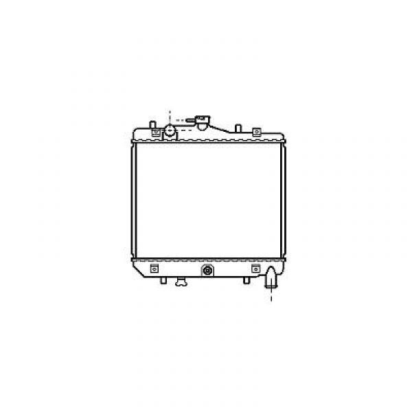Radiator KIA PRIDE 97-01 320x380x20 1.4 47 KW +/-AC