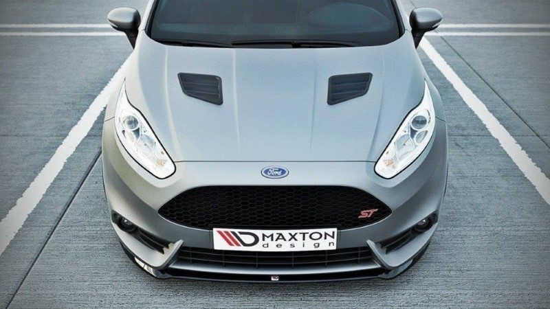 Voorspoiler (Cupra) Ford Fiesta ST Mk7 FL Glanzend Zwart