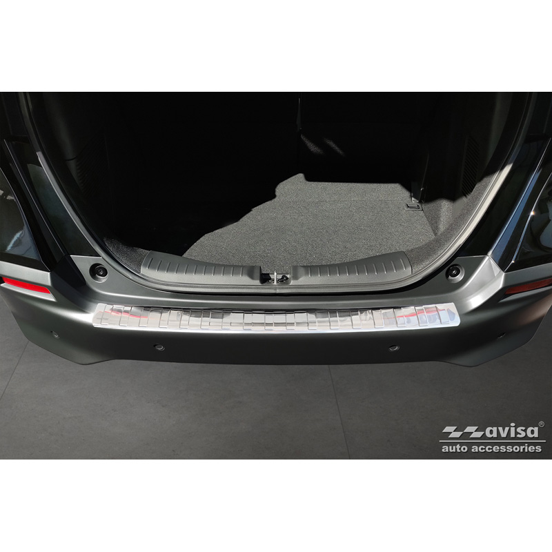 RVS Achterbumperprotector  Honda Jazz Crosstar Hybrid 2020- 'Ribs'