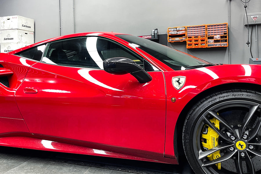 Ferrari 488 GTB/Spyder Carbon Fiber Spiegelkappen 2015-2019