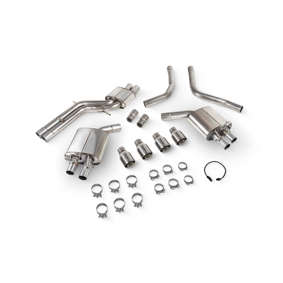 Audi S7 C7 4.0 TFSI Biturbo Quattro Resonated half system with electronic valves