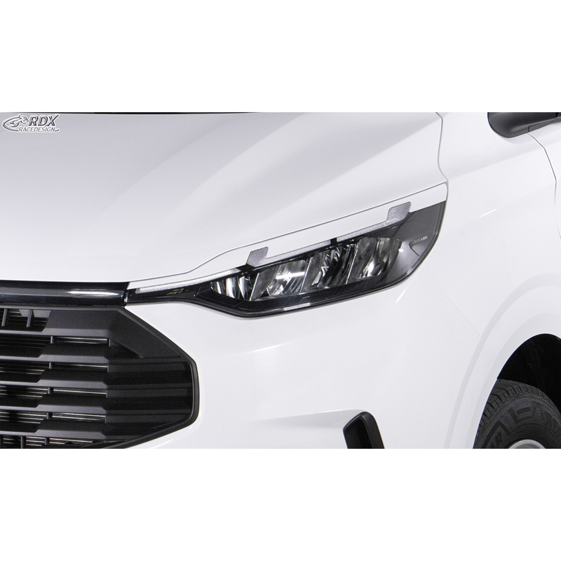 RDX Koplampspoilers  Ford Transit Custom & Tourneo Custom (V710) 2023- (met LED & Matrix-LED) (ABS)