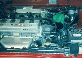GREEN kit Toyota Celica T18 (1989-1993) 1.8 16V 85kw mc.7A-
