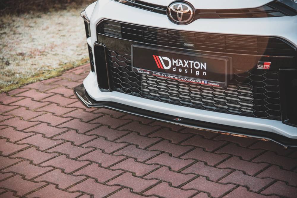 Voorspoiler Toyota GR Yaris MK4 Maxton Glans Zwart