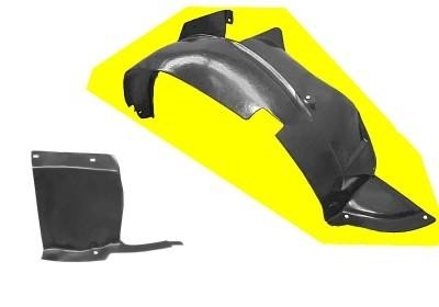 binnenscherm, plastic, voor, links Peugeot Partner, 2002-2008