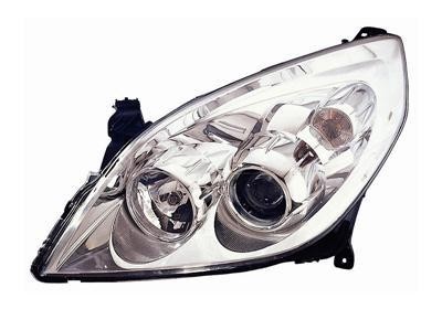 koplamp, H7+H1, chroom, elektr verstelb, links Opel Signum, 2005