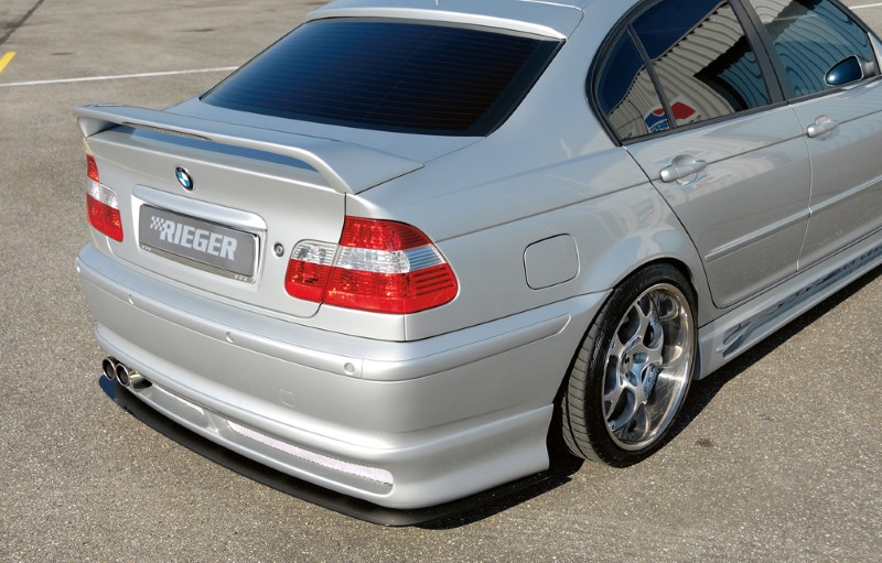 Spoilerzwaard voor Achteraanzet BMW E46 Sedan vanaf 2002 Rieger