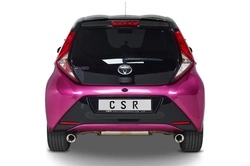 Achterspoiler Toyota Aygo 2 Glans Zwart van CSR Automotive (07/2014-)