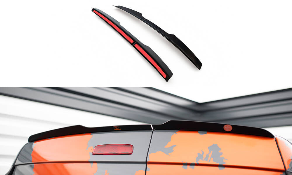 Spoiler Renault Express Maxton Glans Zwart