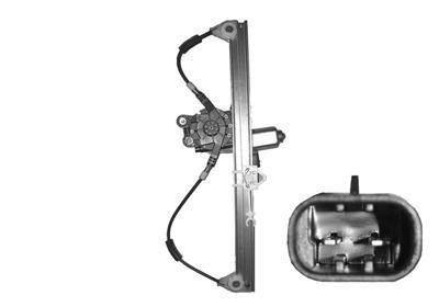 raammechanisme, 3/5 drs, incl motor, voor, rechts Fiat Punto, 20