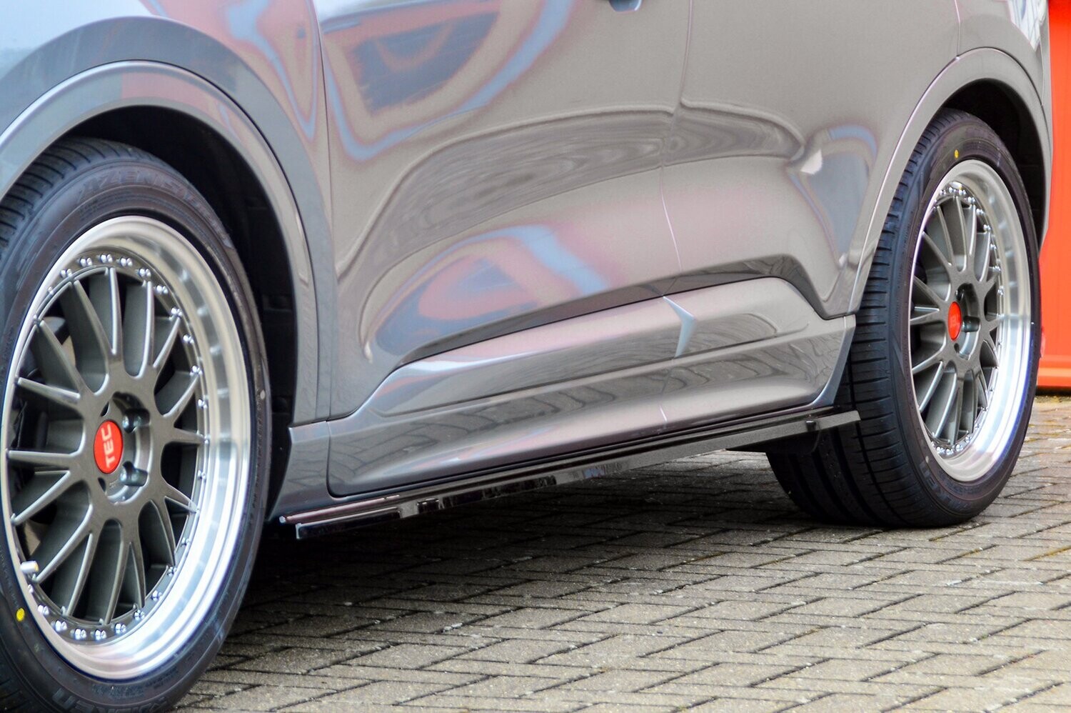 Zijskirts Ford Kuga 3 DFK 2019- Glans Zwart