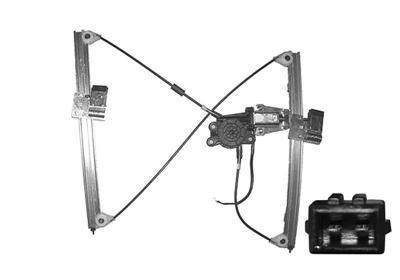 raammechanisme, 2/3 drs, incl motor, rechts VW Golf 3, 1991-1997