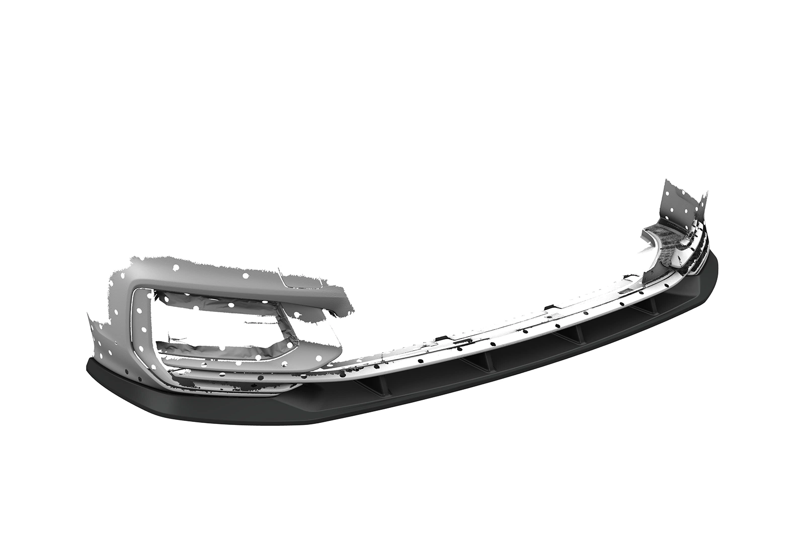 Voorspoiler Audi A6 S-Line / S6 C8 (Typ 4K/F2) Glans Zwart – 2018–2023 (A6) / 2019–2023 (S6)