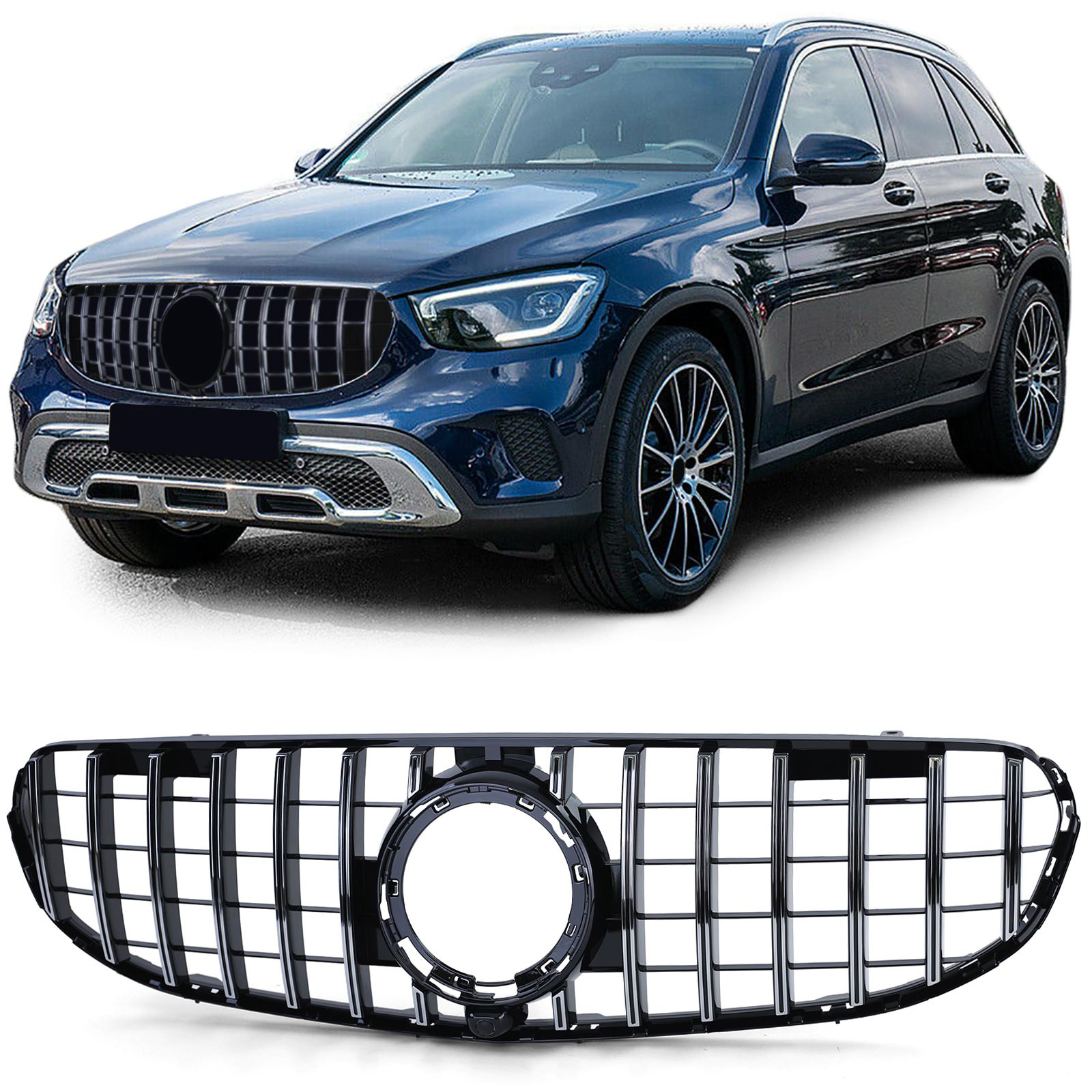 Grill Mercedes GLC X253 C253 (2019-..) GT R Off Road Chroom