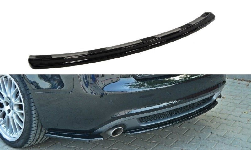Centrale Achterspoiler Audi A5 S-Line 8T Coupe / Sportback (Zonder verticale bar) Glanzend Zwart