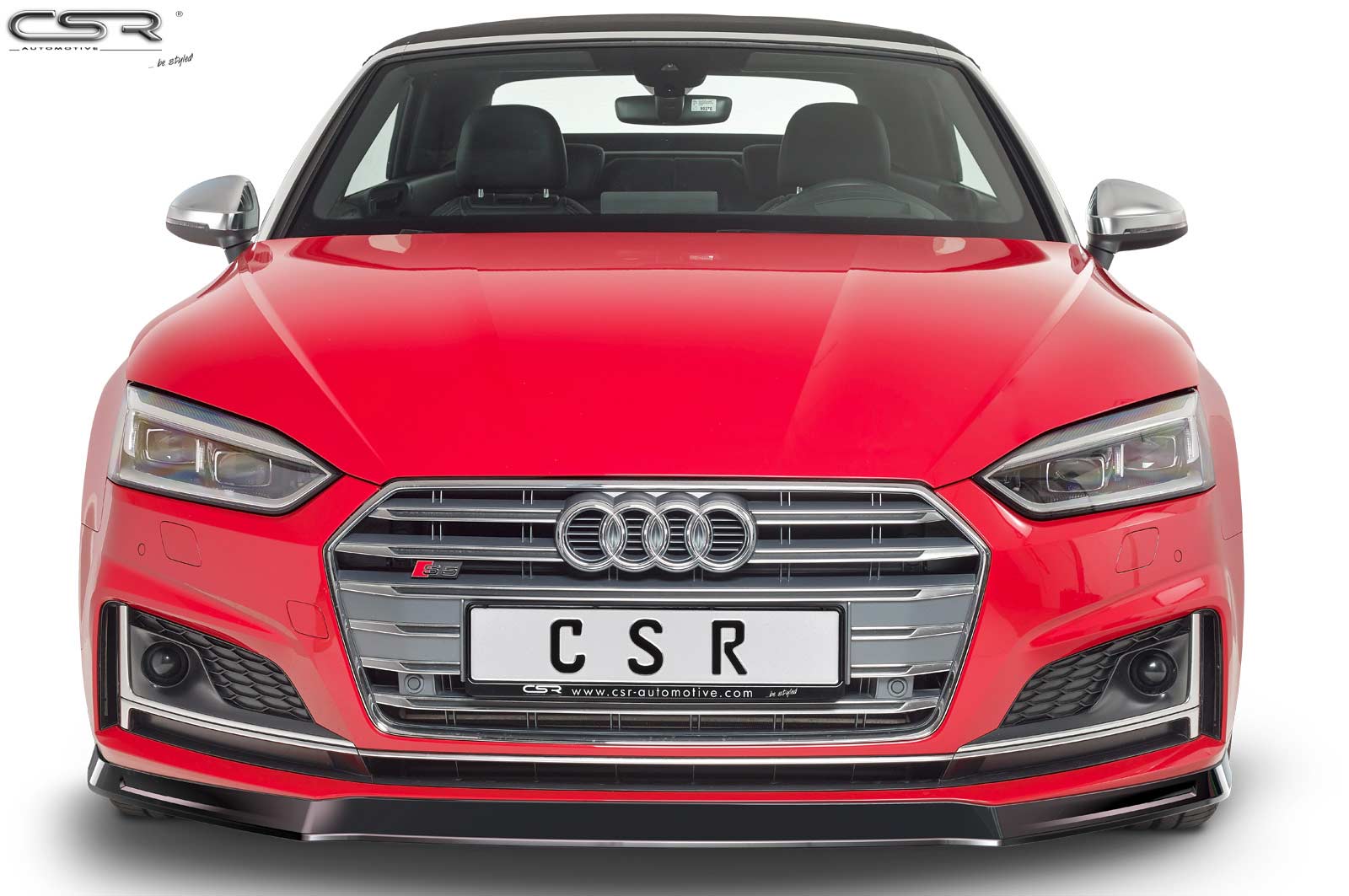 Voorspoiler Audi A5 F5 S-Line / S5 F5 Glans Zwart – 06/2016–2019