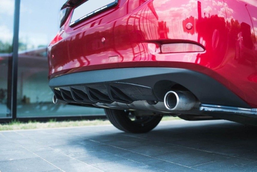 Diffuser Mazda 6 GJ Mk3 Maxton Design glans zwart