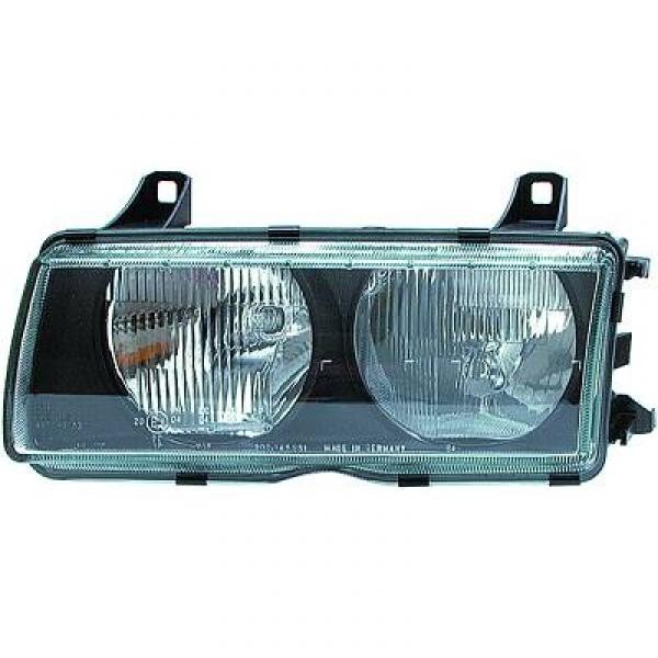 Koplamp GLAS links BMW E36 90-94 H1+H1/ZKW