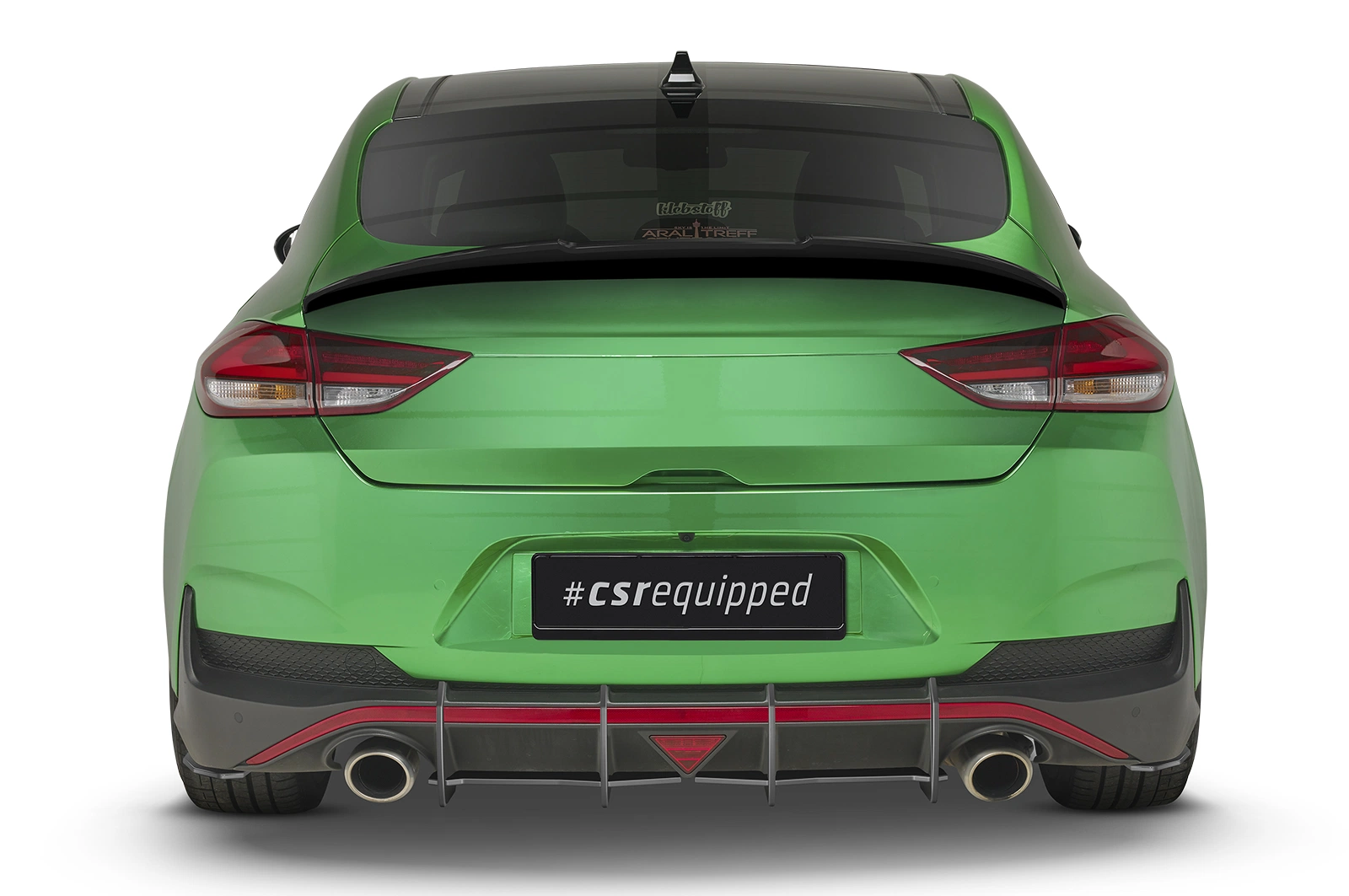 Achterspoiler Hyundai i30 N Fastback (PD) Glans Zwart 2017 – CSR Automotive