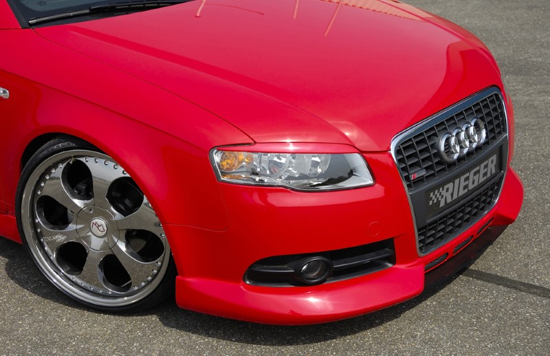 Spoilerlip zonder 3 extra air-intakes Audi A4 8E B7 11.04 Rieger