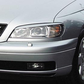 Koplampspoilers Opel Omega B 10.99-...  ABS