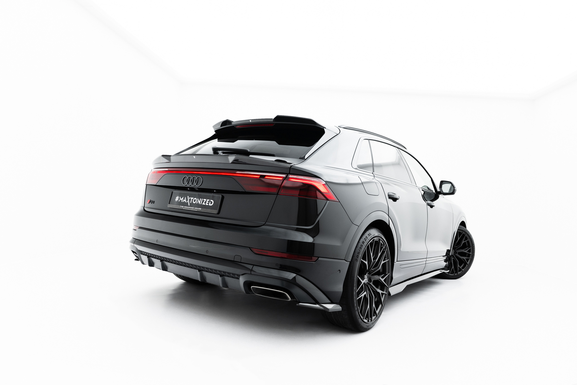 Prepreg Carbon Fiber Rear Side Splitters Audi Q8 S-Line Mk1 Facelift – Maxton Design