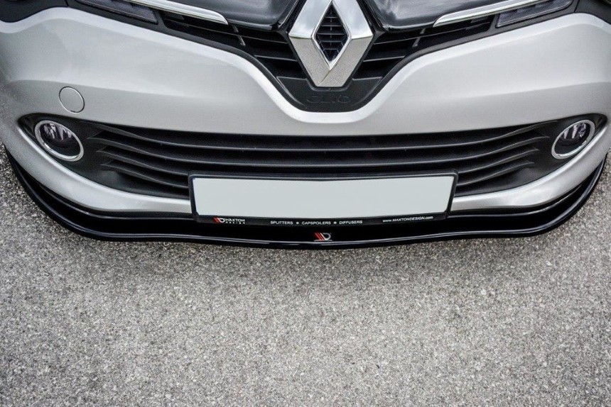 Voorspoiler Renault Clio 4 Maxton Design glans zwart