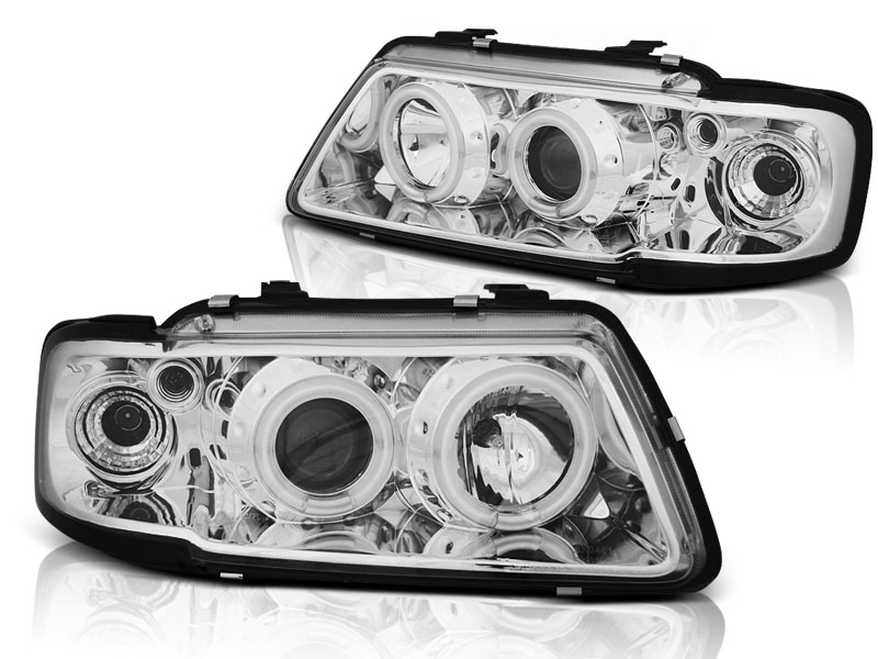 Faros Audi A3 8L Angel Eyes Ice CCFL