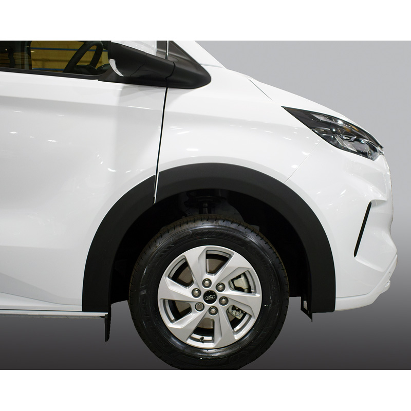 RGM Spatbordverbreders  Ford Transit Custom 2023- Lange wielbasis - Zwart