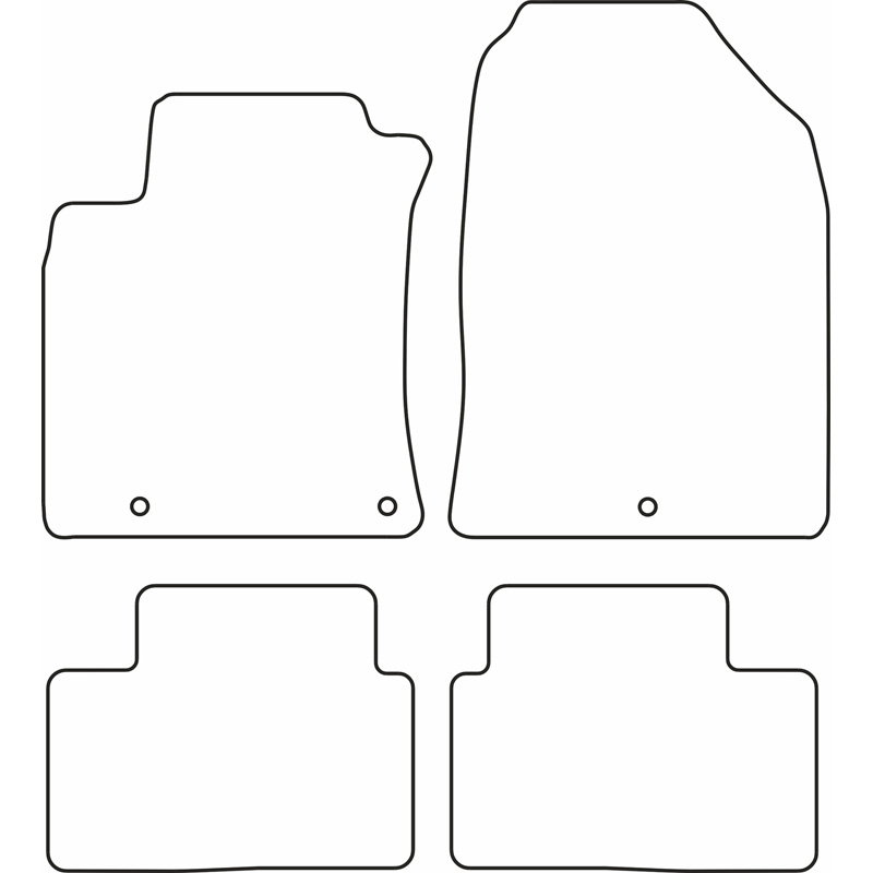 Automatten Velours  Hyundai i30 2017-