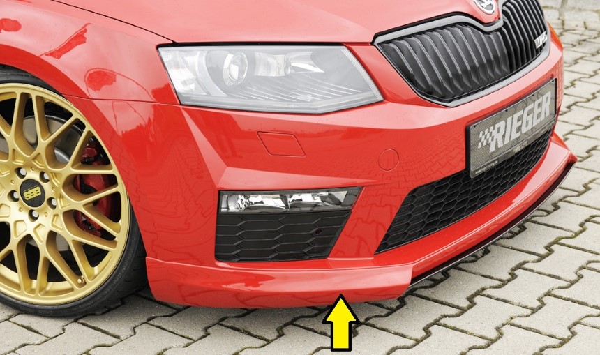 Voorspoilerlip Skoda Octavia RS (5E) Rieger