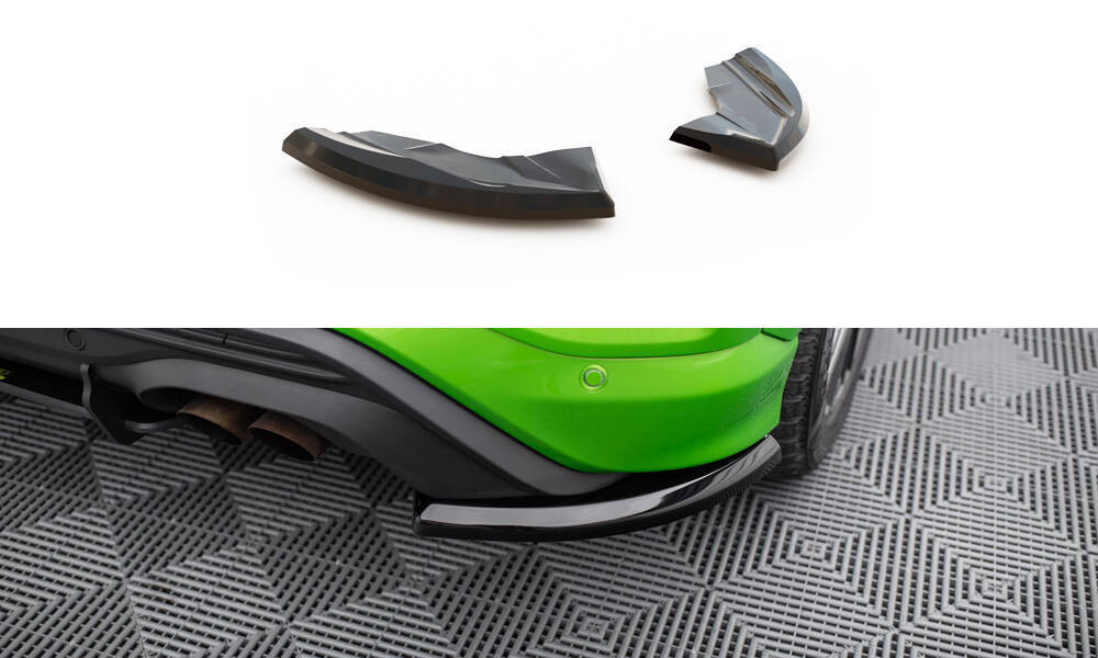 Zij Diffusors Ford Puma ST / ST-Line Glanzend Zwart