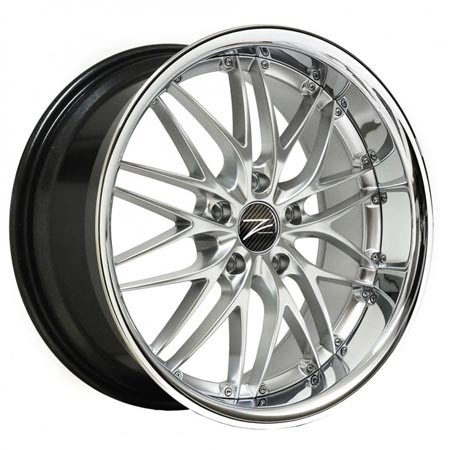 Z-Performance Two Hyper Silver Inox 8x18 5x120 ET38 Velgen